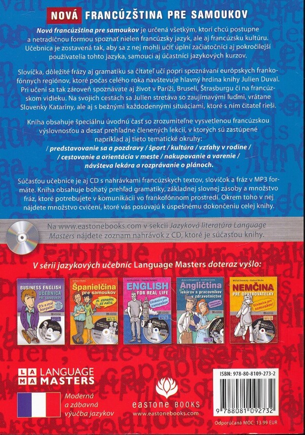 Zuzana Puchovská, Caroline Delamotte: FRANCÚZŠTINA PRE SAMOUKOV + MP3 CD