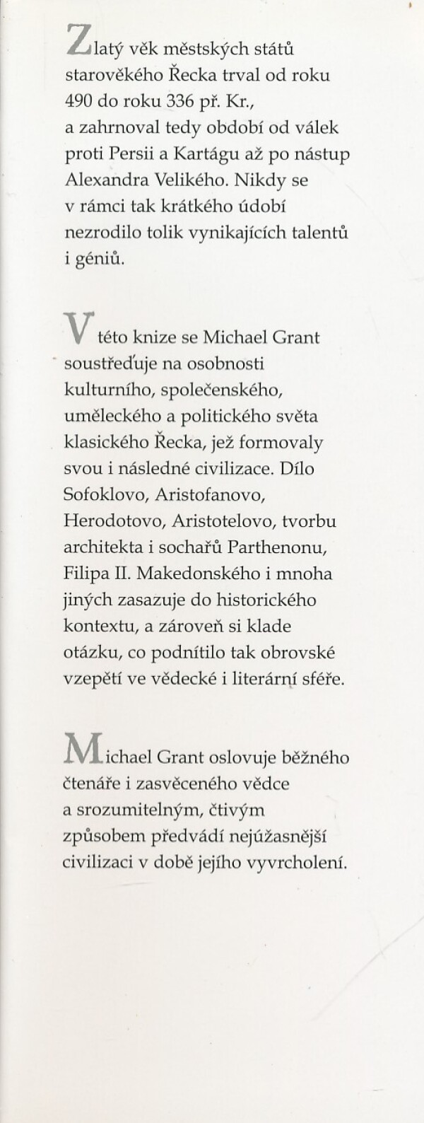 Michael Grant: KLASICKÉ ŘECKO