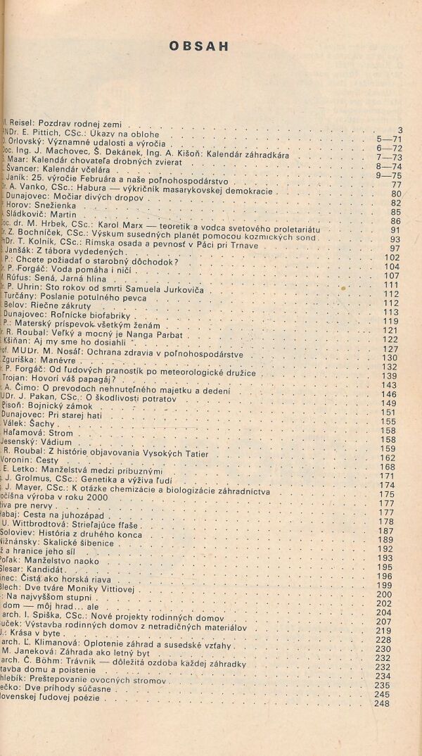 Domová pokladnica 1973
