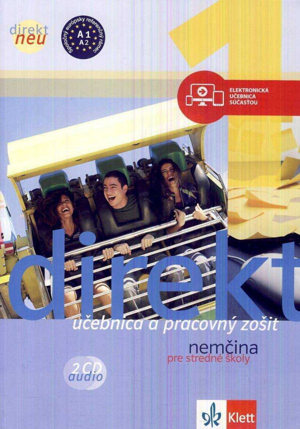 DIREKT NEU 1 (NEMČINA PRE STREDNÉ ŠKOLY) - UČEBNICA A PRACOVNÝ ZOŠIT, 2 CD + PREHĽAD GRAMATIKY