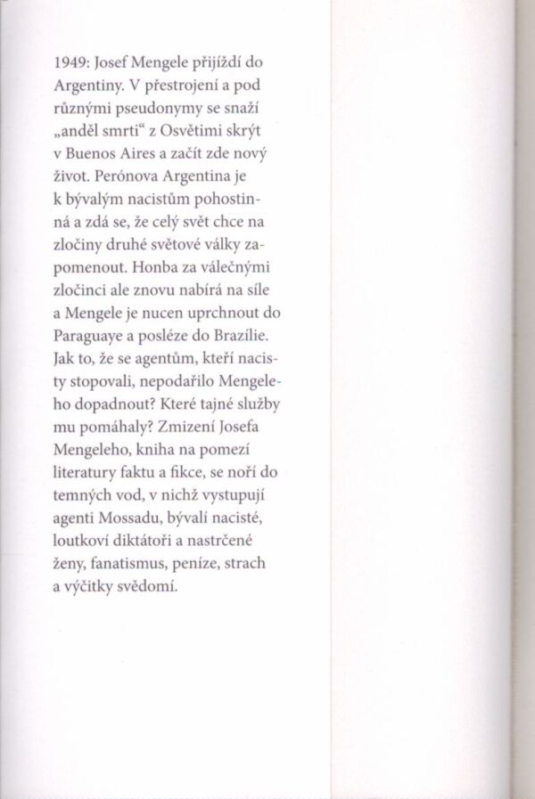 Olivier Guez: ZMIZENÍ JOSEFA MENGELEHO