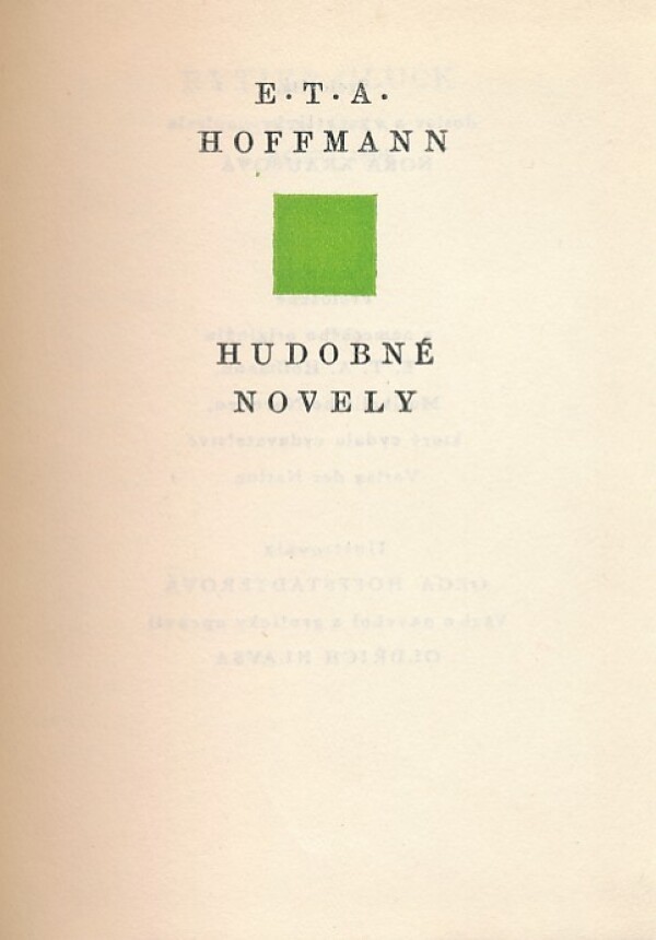 Lucius Apuleius, E.T.A Hoffmann, Stendhal: AMOR A PSYCHA. HUDOBNÉ NOVELY. O LÁSKE. VÍNO MILENCOV