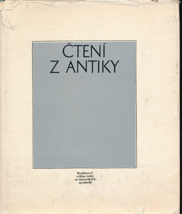 Maxová, Cibula: ČTENÍ Z ANTIKY