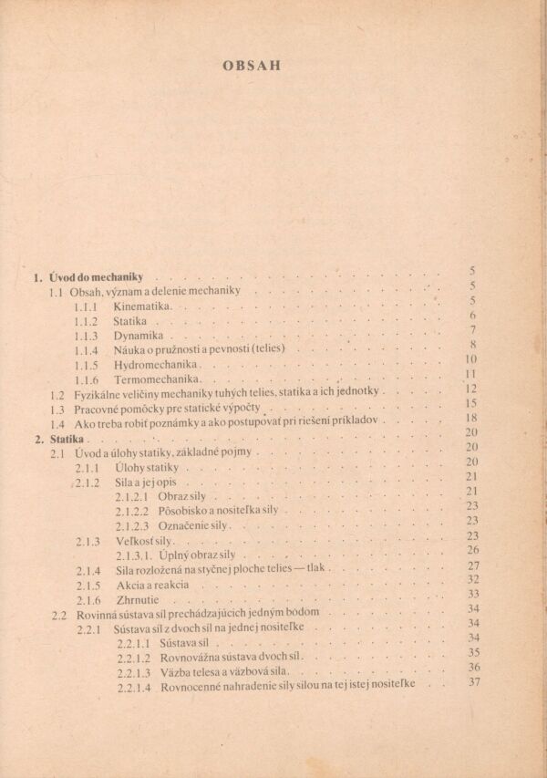 R. Binder, J. Marunič: MECHANIKA I - STATIKA