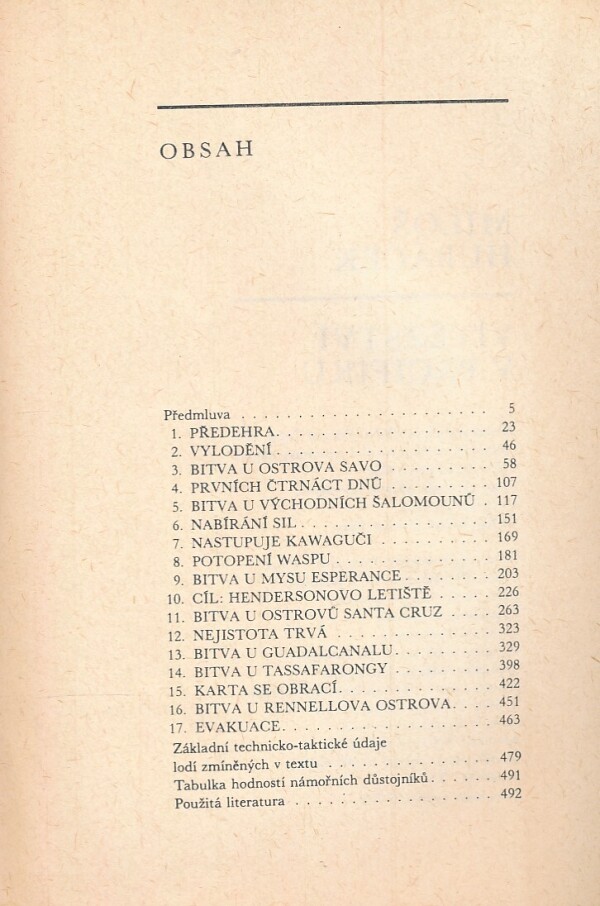 Miloš Hubáček: VÍTĚZSTVÍ V PACIFIKU