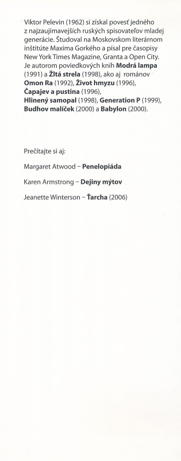 Viktor Pelevin: HELMA HRÔZY