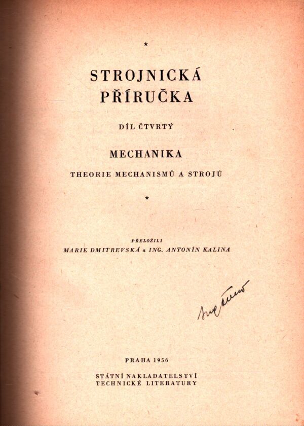 STROJNICKÁ PŘÍRUČKA IV.