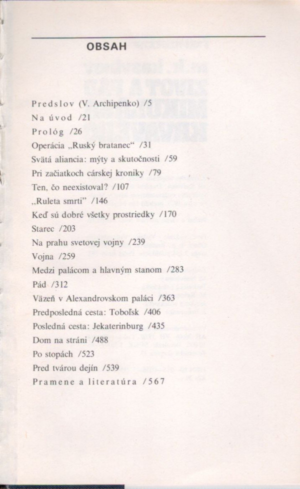 M.K. Kasvinov: ŽIVOT A PÁD MIKULÁŠA KRVAVÉHO
