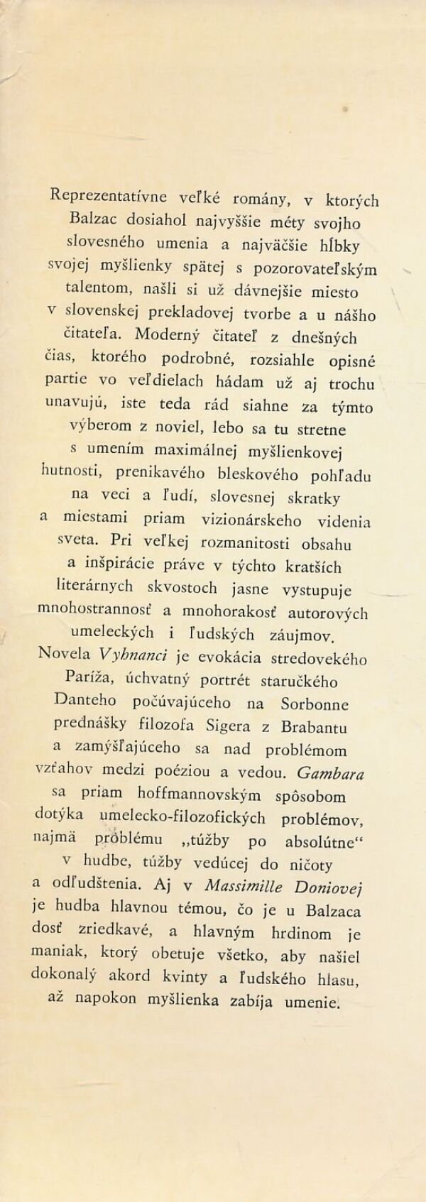 Honoré De Balzac: Vášeň v púšti