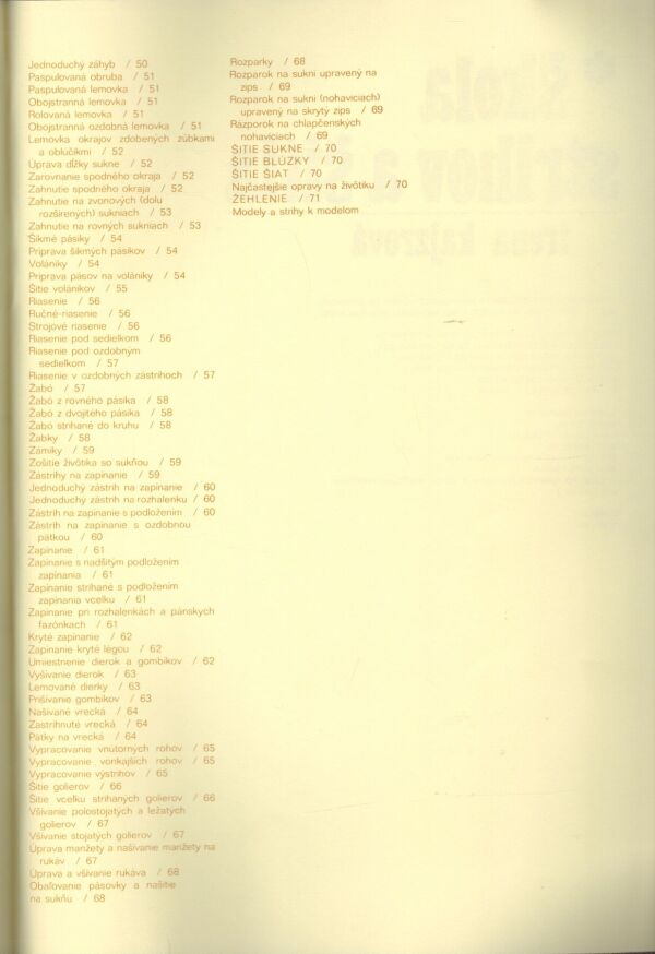 Irena Kajzrová: ŠKOLA STRIHOV A ŠITIA