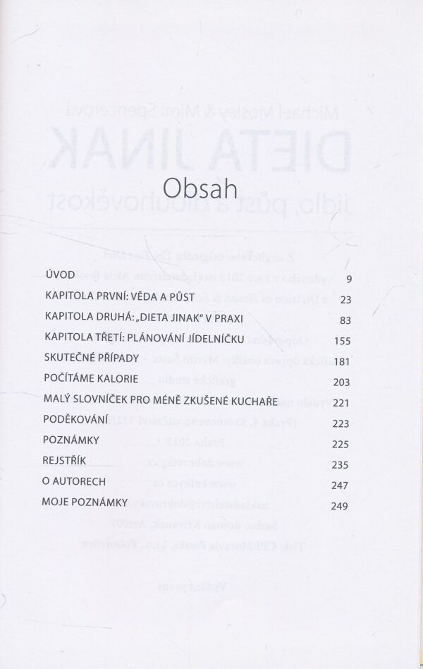 Michael Molsey, Mimi Spencerová: Dieta jinak