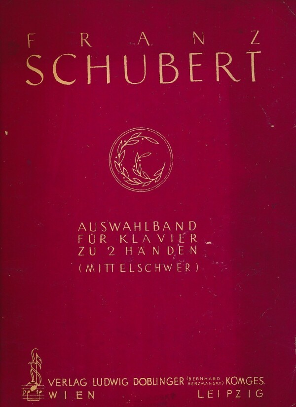 Franz Schubert: AUSWAHLBAND FÜR KLAVIER ZU 2 HÄNDEN (MITTELSCHWER)