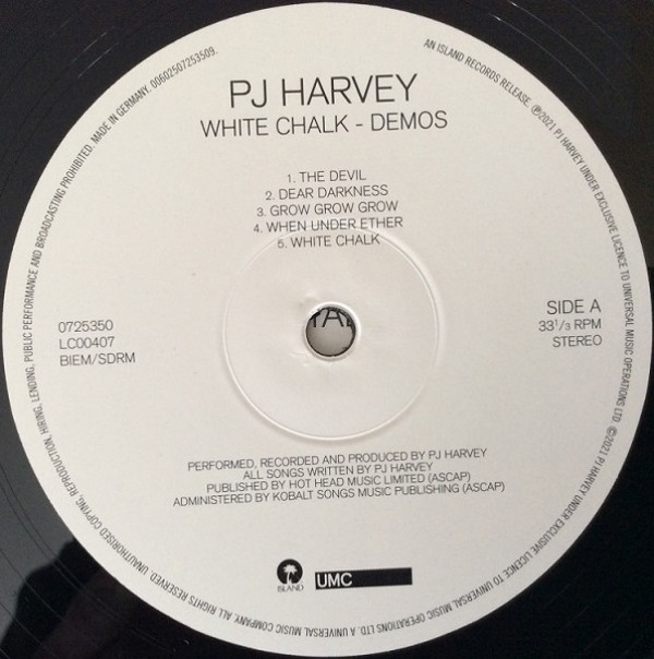PJ Harvey: WHITE CHALK - DEMOS - LP
