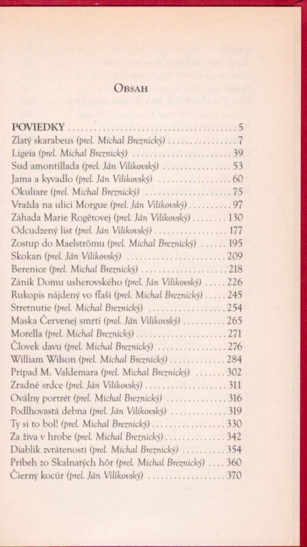 Edgar Allan Poe: POVIEDKY A BÁSNE