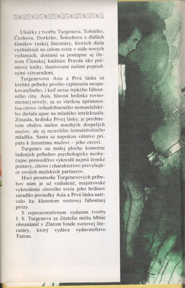 Ivan Sergejevič Turgenev: ASIA. PRVÁ LÁSKA.
