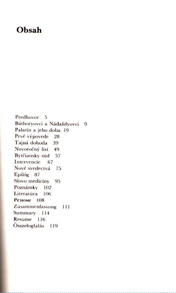 Jozef Kočiš: ALŽBETA BÁTHORYOVÁ A PALATÍN THURZO