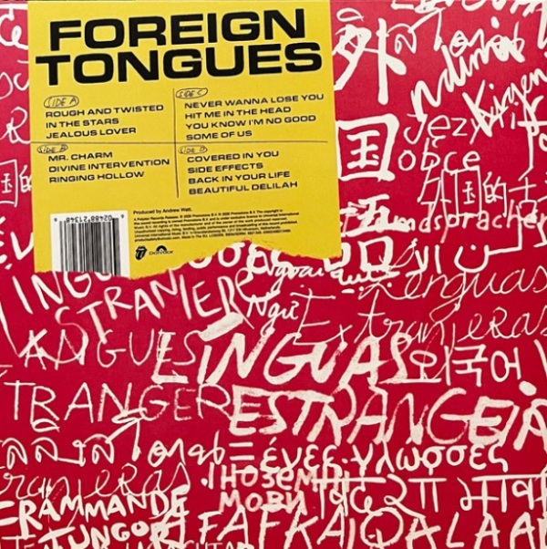 Stones Rolling: FOREIGN TONGUES - 2 LP