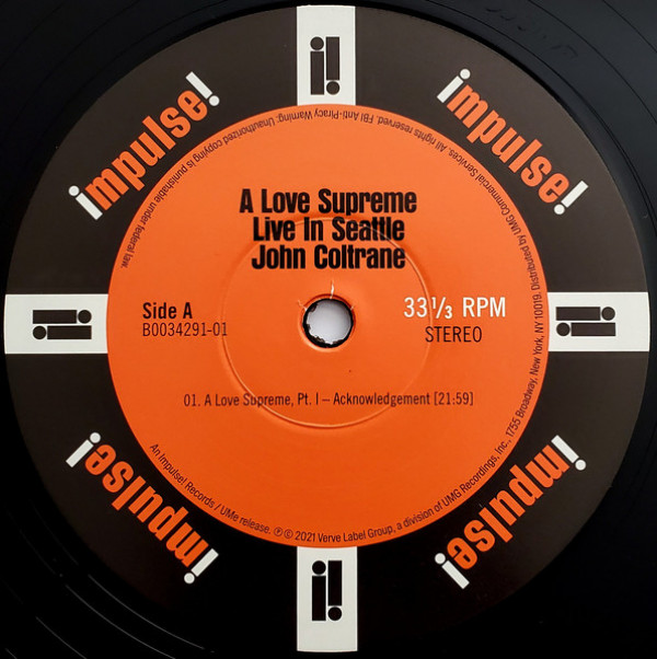 John Coltrane: A LOVE SUPREME - 2LP