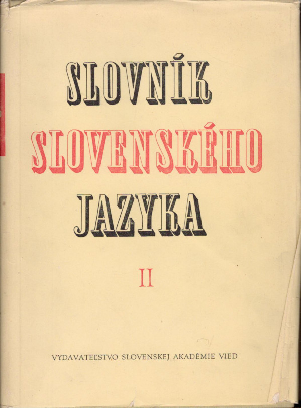 SLOVNÍK SLOVENSKÉHO JAZYKA I-VI