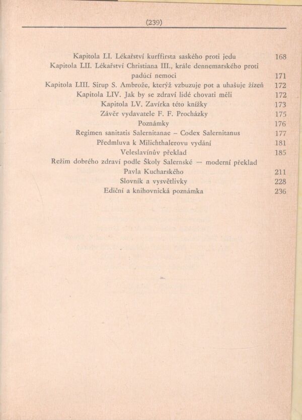REGIMENT ZDRAVÍ - REGIMEN SANITATIS SALERNITANUM