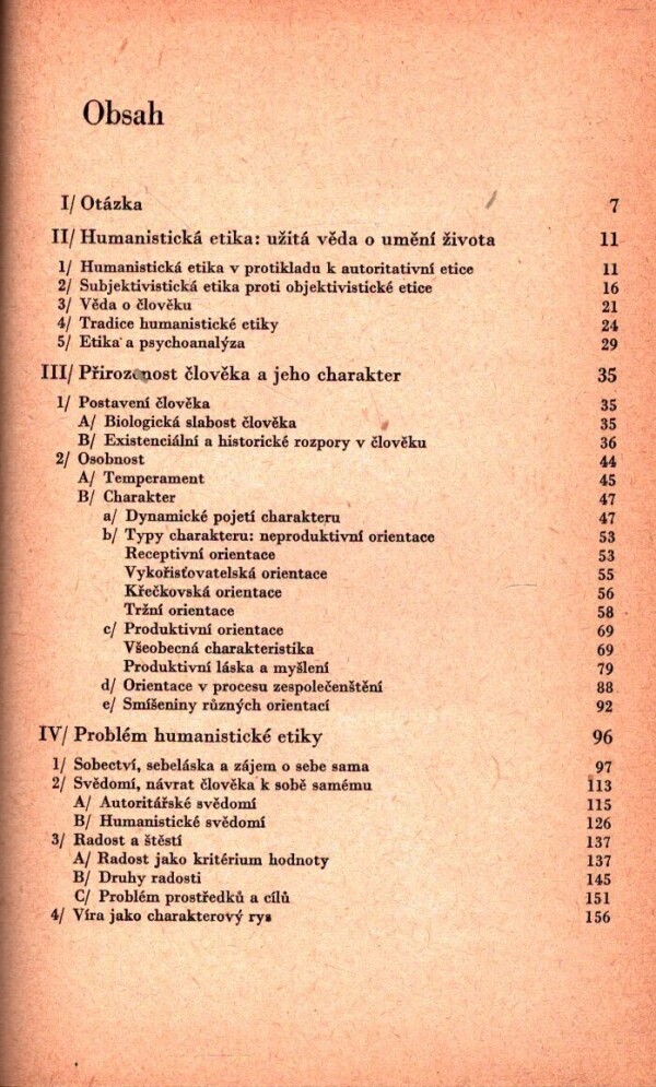 Erich Fromm: ČLOVĚK A PSYCHOANALÝZA