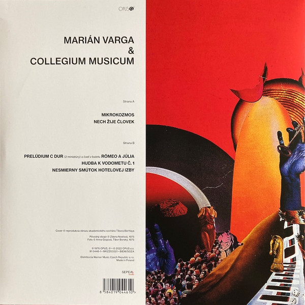 Collegium Musicum: MARIÁN VARGA A COLLEGIUM MUSICUM - LP