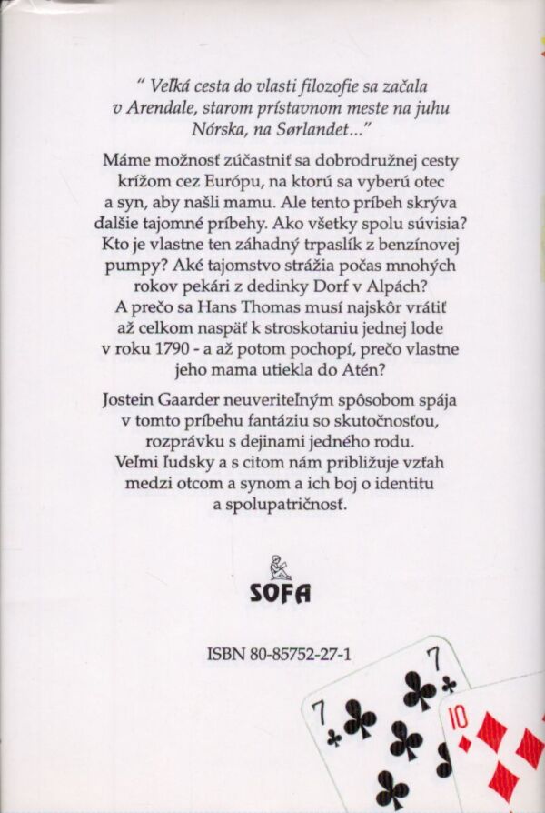 Jostein Gaarder: MYSTÉRIUM PASIANSU