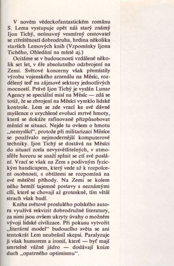 Stanislaw Lem: MÍR NA ZEMI