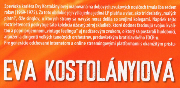 Eva Kostolányiová: POĎ SO MNOU - LP