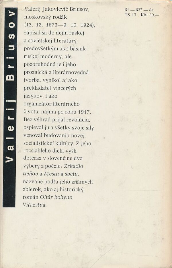 Valerij Briusov: Ohnivý anjel