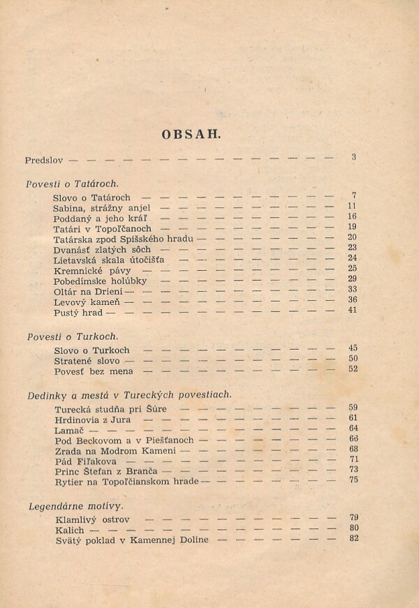 Vladimír Plicka, Ján Domasta: TATÁRI A TURCI - SLOVENSKÉ HISTORICKÉ POVESTI