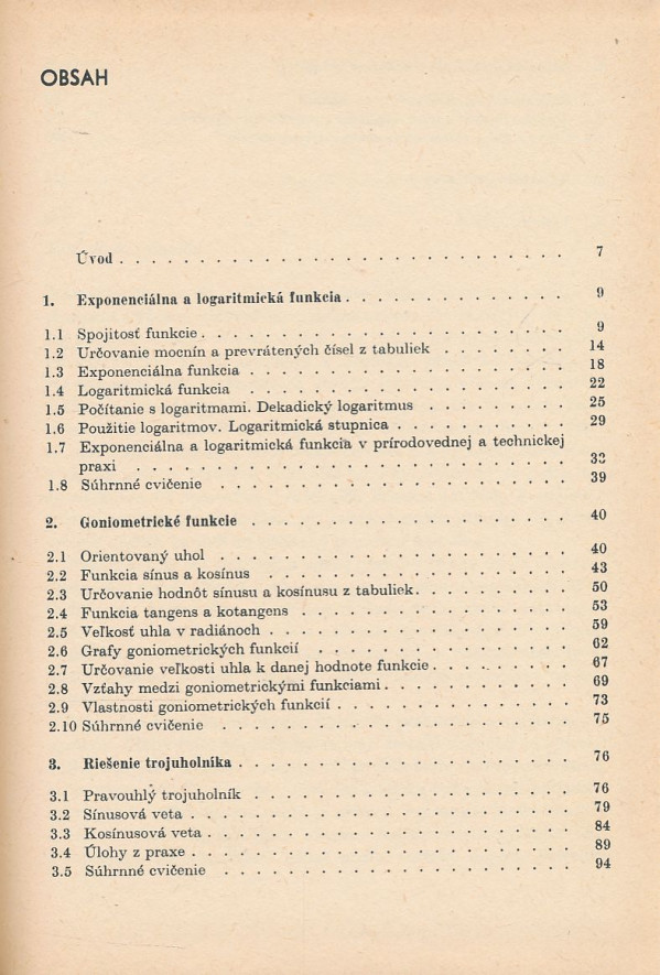 J. Barták, J. Kepka: Matematika 3
