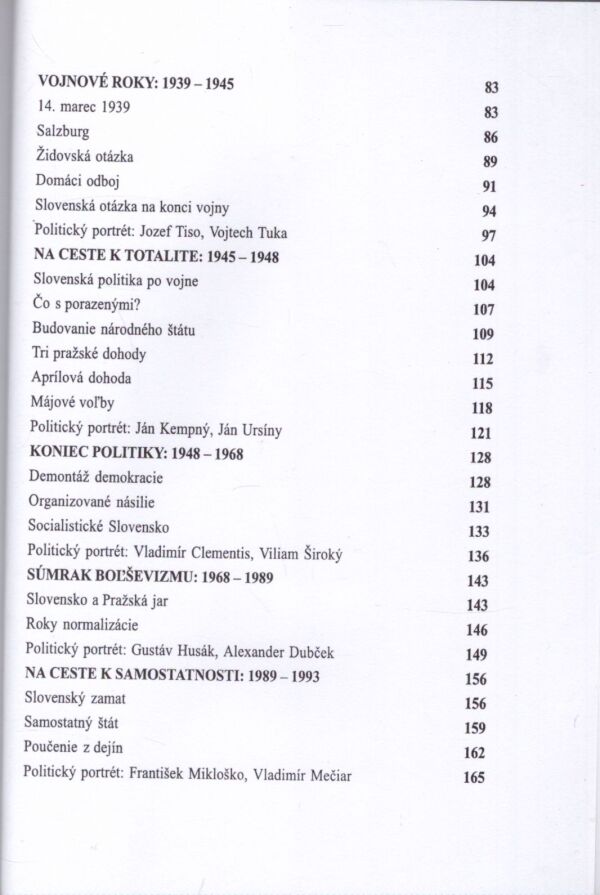 Svätoslav Mathé: SLOVENSKÁ POLITIKA V ROKOCH 1848 - 1993