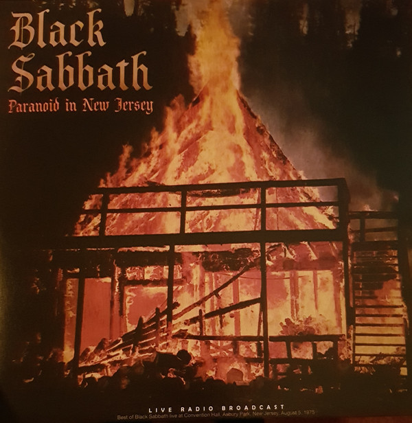 Black Sabbath: PARANOID IN NEW JERSEY - LP