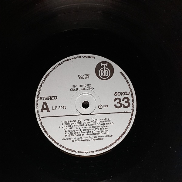 Jimi Hendrix: CRASH LANDING - LP