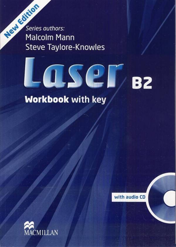 Malcolm Mann, Knowles Steve Taylore: LASER NEW B2 - THIRD EDITION - WORKBOOK WITH KEY (PRACOVNÝ ZOŠIT) + AUDIO CD