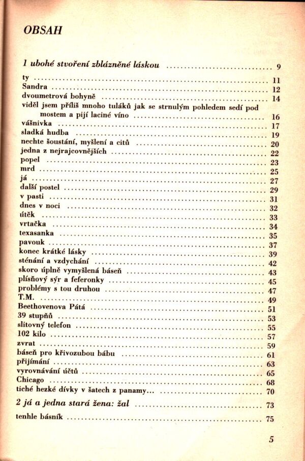 Charles Bukowski: BÁSNĚ 1974-1978