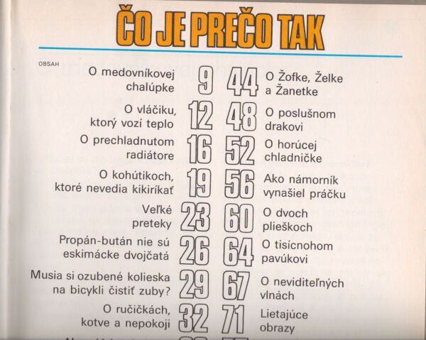 Jozef Galata: ČO JE PREČO TAK