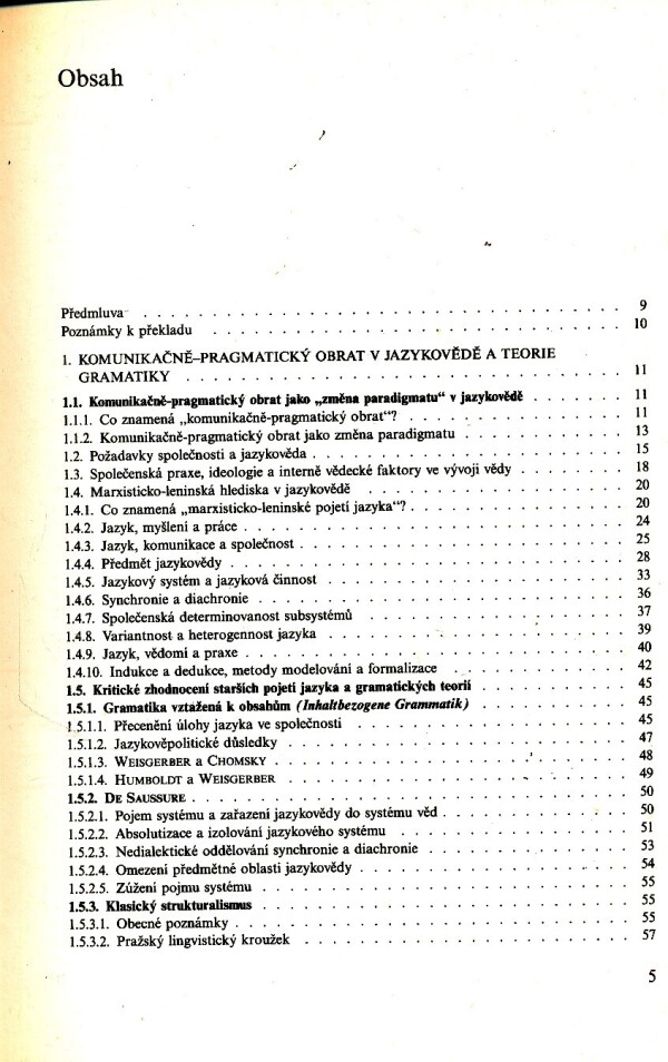 Gerhard Helbig: VÝVOJ JAZYKOVĚDY PO ROCE 1970