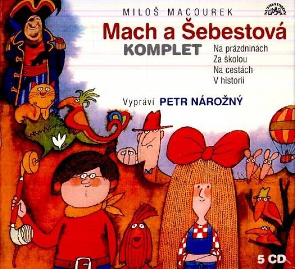 Miloš Macourek: MACH A ŠEBESTOVÁ - KOMPLET 5CD - AUDIOKNIHA