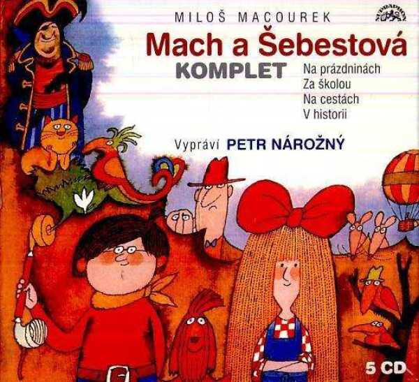 Miloš Macourek: MACH A ŠEBESTOVÁ - KOMPLET 5CD - AUDIOKNIHA