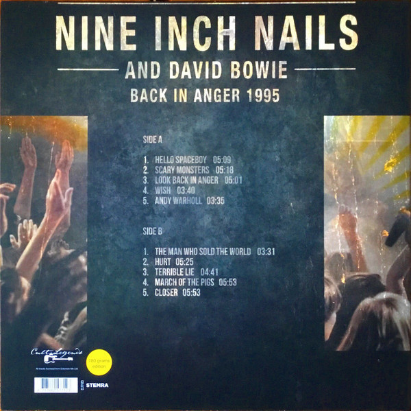 Nine Inch Nails and David Bowie: BACK IN ANGER 1995 - LP