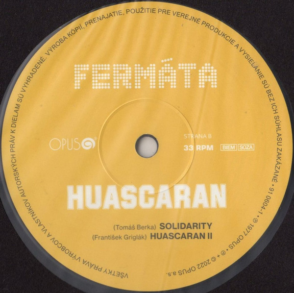 Fermáta: HUASCARAN - LP