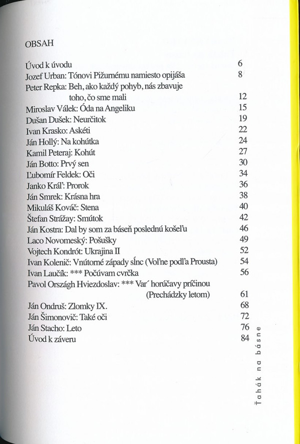 Daniel Hevier: ŤAHÁK NA BÁSNE