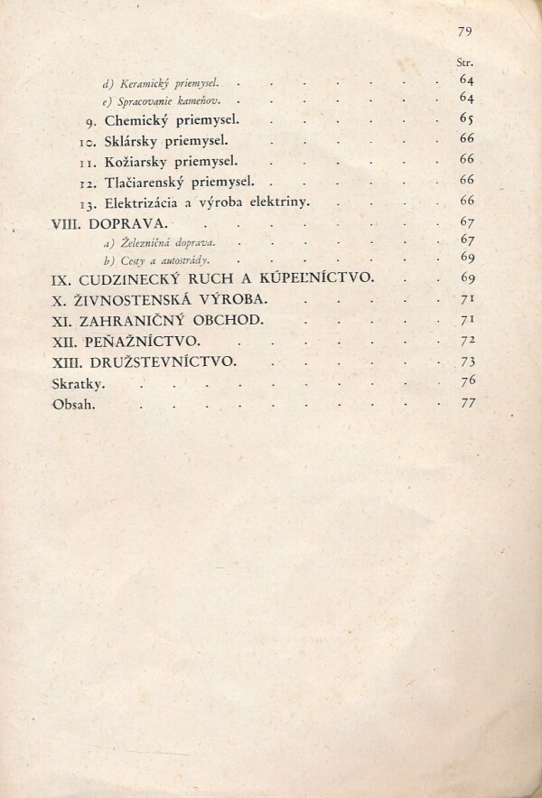 D. Ursiny: ZEMEPISNÝ A HOSPODÁRSKY PREHĽAD SLOVENSKA
