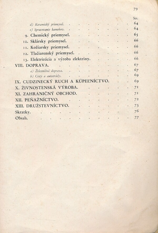 D. Ursiny: ZEMEPISNÝ A HOSPODÁRSKY PREHĽAD SLOVENSKA