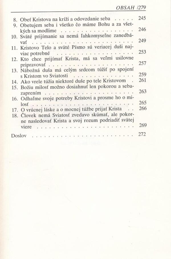 Tomáš Hemerken Kempenský: ŠTYRI KNIHY O NASLEDOVANÍ KRISTA