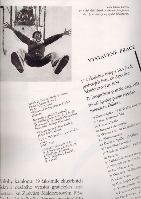 Salvador Dalí: DALI - KATALOG VÝSTAVY