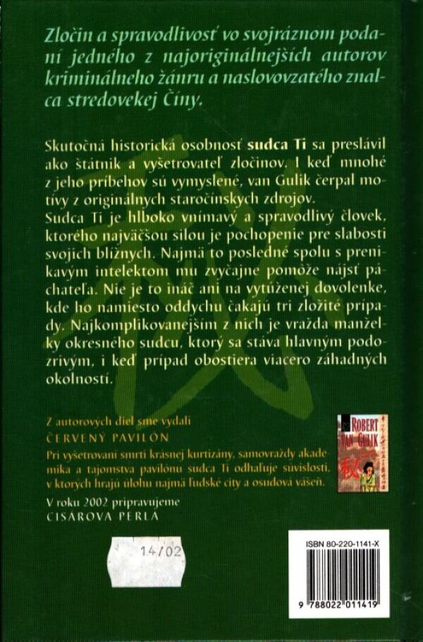 Robert van Gulik: LAKOVÝ PARAVÁN
