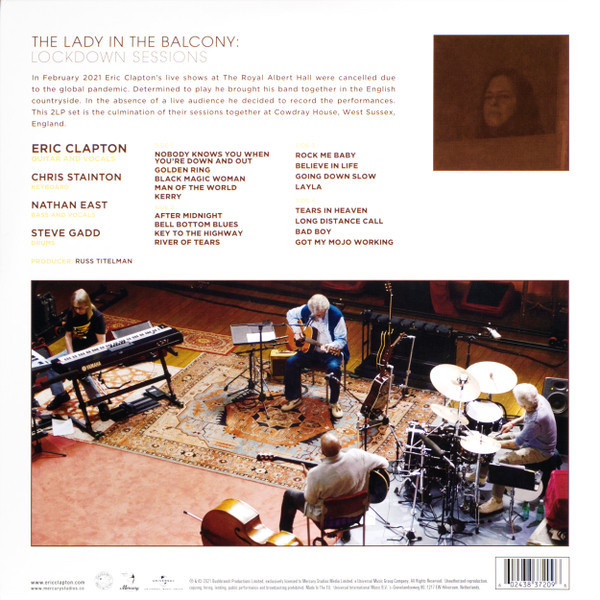 Eric Clapton: THE LADY IN THE BALCONY - 2LP